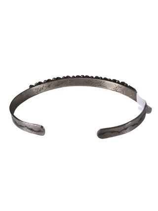 R Sterling multi stone cuff bracelet