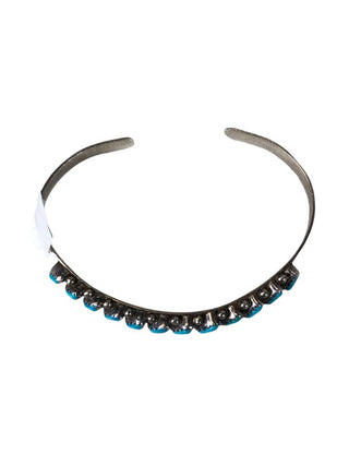 R Sterling multi stone cuff bracelet