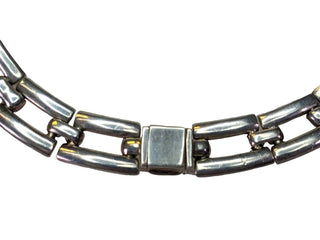 R vintage Taxco sterling stone choker necklace