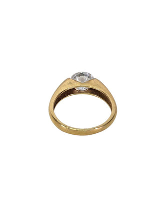 R Gd over SS CZ Ring