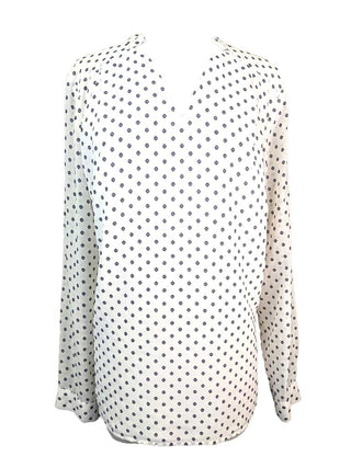R Spotted Long Sleeve Blouse