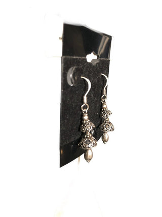 R Sterling Balinese Earrings