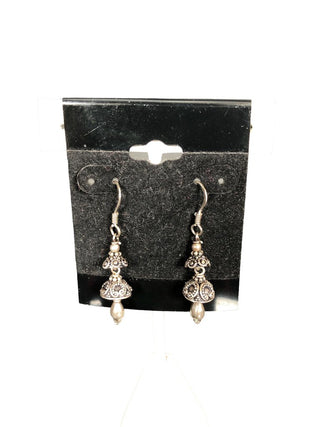 R Sterling Balinese Earrings