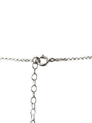 R Sterling "Attitude of Gratitude" pendant on base metal chain