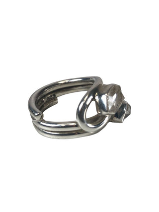 R Sterling Herkimer Diamond(2) Ring