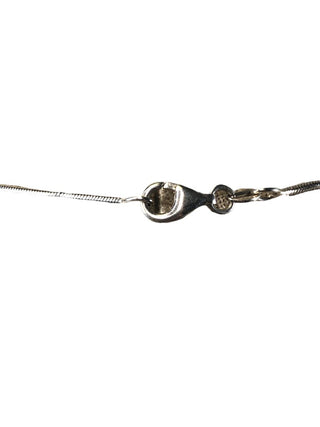 R Sterling/18K Initial necklace