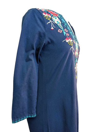 R Embroidered Tunic Top