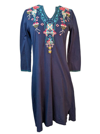 R Embroidered Tunic Top