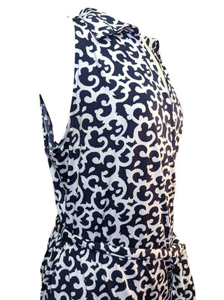 R Printed Sleeveless Wrap