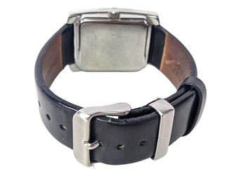 R Rectangle Face Leather Strap