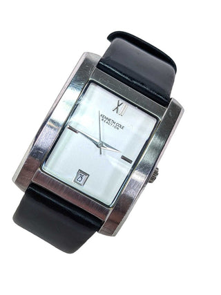 R Rectangle Face Leather Strap