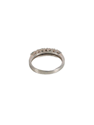 R Sterling multi stone ring