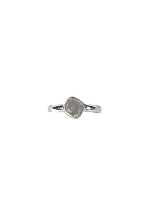 R SS Herkimer Diamond Ring