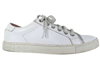 R leather lace up