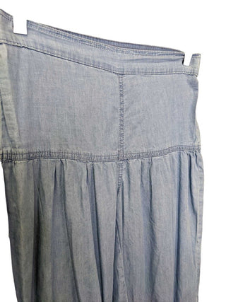 R Chambray Tiered skirt