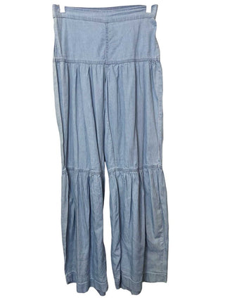 R Chambray Tiered skirt