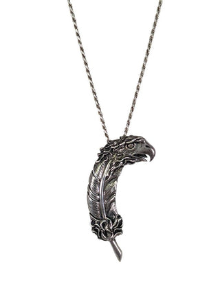 R sterling eagle pendant necklace