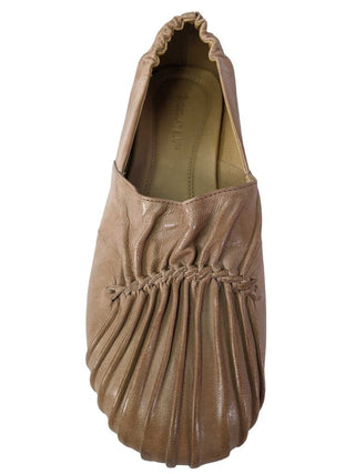 R pleated leather retails $128