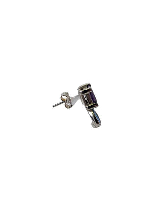 R SS Opal Amethyst Earrings
