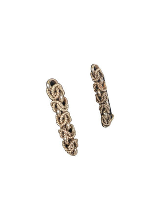 R SS Sterling Byzantine Damgle Earrings