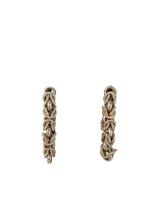 R SS Sterling Byzantine Damgle Earrings