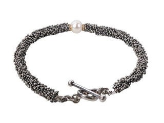 R SS cultured pearl bracelet