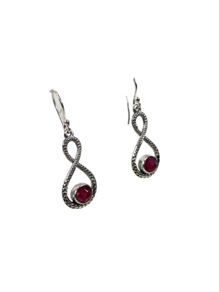 R SS Ruby Earrings