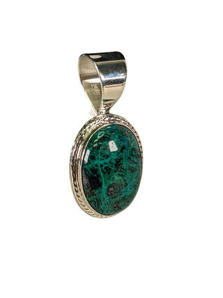 R sterling chrysocolla pendant retail $147
