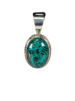 R sterling chrysocolla pendant retail $147