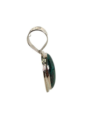 R sterling chrysocolla pendant retail $147