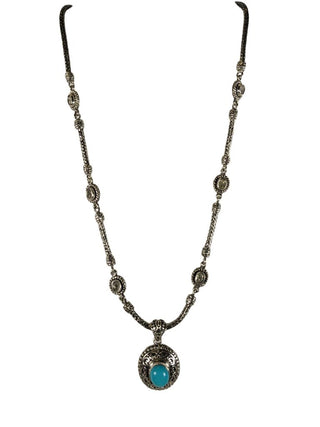 R SS Stone Necklace
