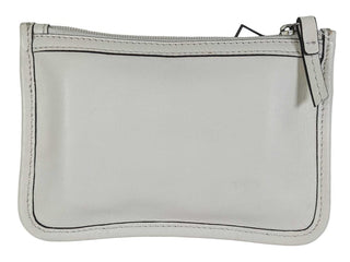 R leather zip pouch