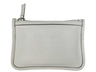 R leather zip pouch
