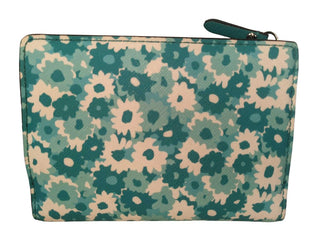 R Floral Saffiano Leather Bi-Fold