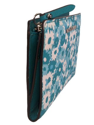 R Floral Saffiano Leather Bi-Fold