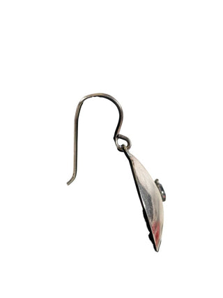 R Half Moon Stone Earrings