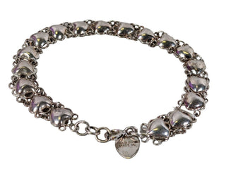 R SS Heart Link Bracelet