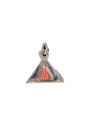 R SS Stone Triangle Pendant