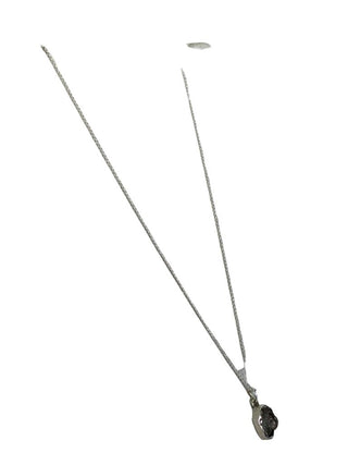 R Stone Pendant on Chain