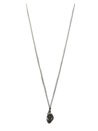 R Stone Pendant on Chain