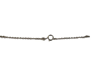 R Stone Pendant on Chain