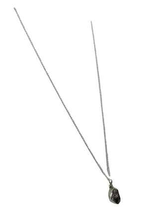 R Stone Pendant on Chain