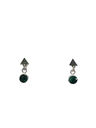 R Stone Earrings