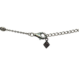 R sterling crystal necklace