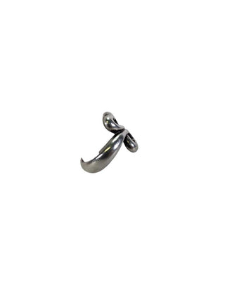R sterling infinity heart ring