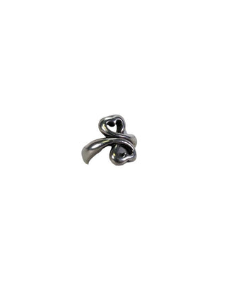 R sterling infinity heart ring