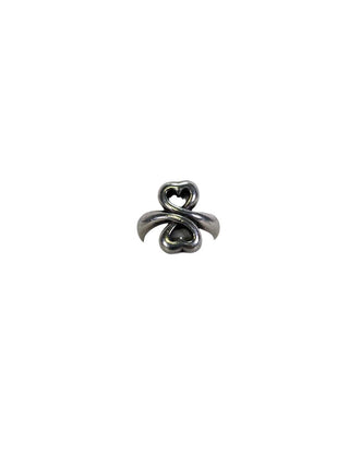 R sterling infinity heart ring