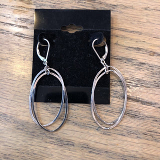 R SS Oval Earrings