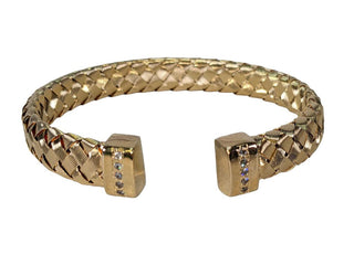 R 18k GF woven cuff