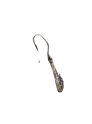 R SS Floral Ancient Roman Glass Earrings